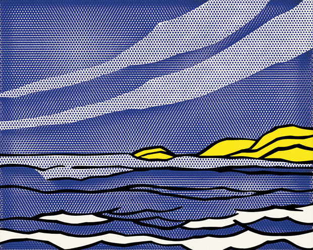 Roy Lichtenstein's Sea Shore (1964)